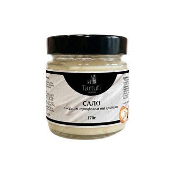Pork fat with black truffles and mushrooms &mdash; buy in Ukraine